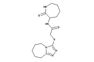 N-(2-ketoazepan-3-yl)-2-(6,7,8,9-tetrahydro-5H-[1,2,4]triazolo[4,3-a]azepin-3-ylthio)acetamide
