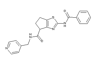 2-benzamido-N-(4-pyridylmethyl)-5,6-dihydro-4H-cyclopenta[d]thiazole-4-carboxamide