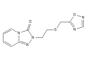 2-[2-(1,2,4-oxadiazol-5-ylmethylthio)ethyl]-[1,2,4]triazolo[4,3-a]pyridin-3-one