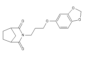 Image of 3-[3-(1,3-benzodioxol-5-yloxy)propyl]-3-azabicyclo[3.2.1]octane-2,4-quinone