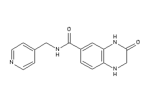 3-keto-N-(4-pyridylmethyl)-2,4-dihydro-1H-quinoxaline-6-carboxamide