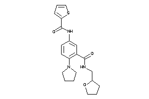 Image of N-[4-pyrrolidino-3-(tetrahydrofurfurylcarbamoyl)phenyl]thiophene-2-carboxamide
