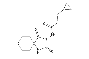 3-cyclopropyl-N-(2,4-diketo-1,3-diazaspiro[4.5]decan-3-yl)propionamide