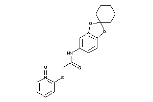 2-[(1-keto-2-pyridyl)thio]-N-spiro[1,3-benzodioxole-2,1'-cyclohexane]-5-yl-acetamide