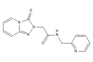 2-(3-keto-[1,2,4]triazolo[4,3-a]pyridin-2-yl)-N-(2-pyridylmethyl)acetamide