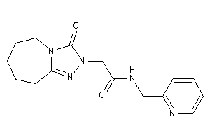 2-(3-keto-6,7,8,9-tetrahydro-5H-[1,2,4]triazolo[4,3-a]azepin-2-yl)-N-(2-pyridylmethyl)acetamide
