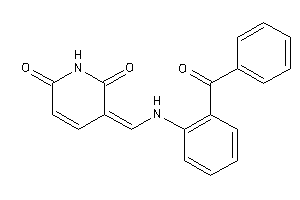 3-[(2-benzoylanilino)methylene]pyridine-2,6-quinone