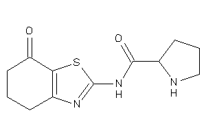 N-(7-keto-5,6-dihydro-4H-1,3-benzothiazol-2-yl)pyrrolidine-2-carboxamide