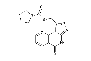 Pyrrolidine-1-carbodithioic Acid (5-keto-4H-[1,2,4]triazolo[4,3-a]quinazolin-1-yl)methyl Ester
