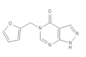 Image of 5-(2-furfuryl)-1H-pyrazolo[3,4-d]pyrimidin-4-one