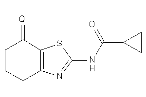 N-(7-keto-5,6-dihydro-4H-1,3-benzothiazol-2-yl)cyclopropanecarboxamide