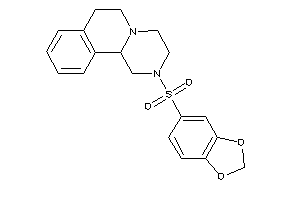 Image of 2-(1,3-benzodioxol-5-ylsulfonyl)-1,3,4,6,7,11b-hexahydropyrazino[2,1-a]isoquinoline