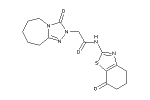 Image of N-(7-keto-5,6-dihydro-4H-1,3-benzothiazol-2-yl)-2-(3-keto-6,7,8,9-tetrahydro-5H-[1,2,4]triazolo[4,3-a]azepin-2-yl)acetamide