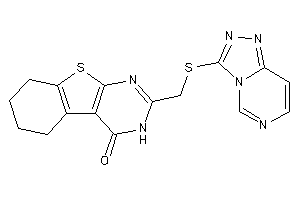 Image of 2-[([1,2,4]triazolo[3,4-f]pyrimidin-3-ylthio)methyl]-5,6,7,8-tetrahydro-3H-benzothiopheno[2,3-d]pyrimidin-4-one