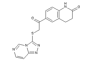 6-[2-([1,2,4]triazolo[3,4-f]pyrimidin-3-ylthio)acetyl]-3,4-dihydrocarbostyril