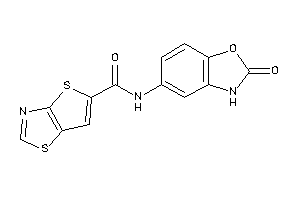 N-(2-keto-3H-1,3-benzoxazol-5-yl)thieno[2,3-d]thiazole-5-carboxamide