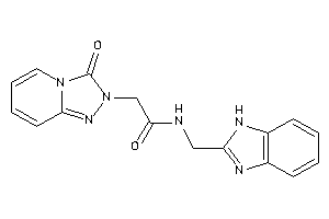 Image of N-(1H-benzimidazol-2-ylmethyl)-2-(3-keto-[1,2,4]triazolo[4,3-a]pyridin-2-yl)acetamide