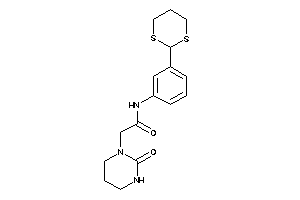 N-[3-(1,3-dithian-2-yl)phenyl]-2-(2-ketohexahydropyrimidin-1-yl)acetamide