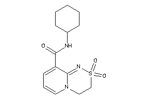 N-cyclohexyl-2,2-diketo-3,4-dihydropyrido[2,1-c][1,2,4]thiadiazine-9-carboxamide