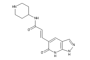 Image of 3-(6-keto-1,7-dihydropyrazolo[3,4-b]pyridin-5-yl)-N-(4-piperidyl)acrylamide