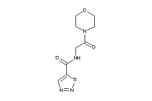 Image of N-(2-keto-2-morpholino-ethyl)thiadiazole-5-carboxamide
