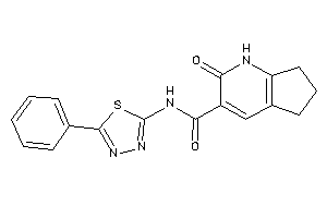 2-keto-N-(5-phenyl-1,3,4-thiadiazol-2-yl)-1,5,6,7-tetrahydro-1-pyrindine-3-carboxamide