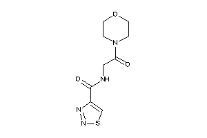 N-(2-keto-2-morpholino-ethyl)thiadiazole-4-carboxamide