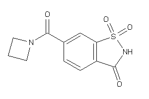 Image of 6-(azetidine-1-carbonyl)-1,1-diketo-1,2-benzothiazol-3-one