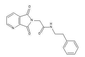 2-(5,7-diketopyrrolo[3,4-b]pyridin-6-yl)-N-phenethyl-acetamide