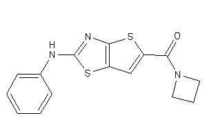 Image of (2-anilinothieno[2,3-d]thiazol-5-yl)-(azetidin-1-yl)methanone