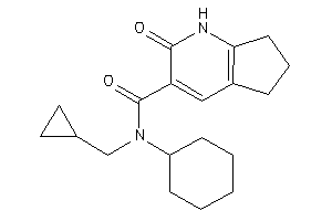 N-cyclohexyl-N-(cyclopropylmethyl)-2-keto-1,5,6,7-tetrahydro-1-pyrindine-3-carboxamide