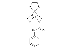 Image of N-phenylspiro[1,3-dithiolane-2,9'-bicyclo[3.3.1]nonane]-7'-carboxamide