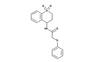 Image of N-(1,1-diketo-3,4-dihydro-2H-thiochromen-4-yl)-2-phenoxy-acetamide