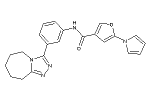 5-pyrrol-1-yl-N-[3-(6,7,8,9-tetrahydro-5H-[1,2,4]triazolo[4,3-a]azepin-3-yl)phenyl]-3-furamide