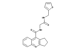 N-[2-(2-furfurylamino)-2-keto-ethyl]-2,3-dihydro-1H-cyclopenta[b]quinoline-9-carboxamide