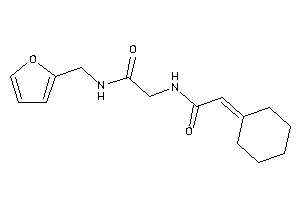 2-[(2-cyclohexylideneacetyl)amino]-N-(2-furfuryl)acetamide
