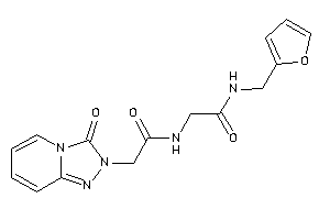 Image of N-(2-furfuryl)-2-[[2-(3-keto-[1,2,4]triazolo[4,3-a]pyridin-2-yl)acetyl]amino]acetamide