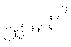 N-(2-furfuryl)-2-[[2-(3-keto-6,7,8,9-tetrahydro-5H-[1,2,4]triazolo[4,3-a]azepin-2-yl)acetyl]amino]acetamide