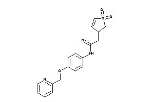 2-(1,1-diketo-2,3-dihydrothiophen-3-yl)-N-[4-(2-pyridylmethoxy)phenyl]acetamide