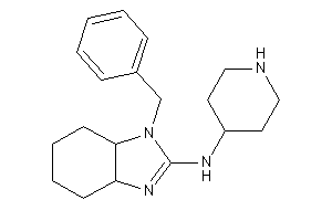 (1-benzyl-3a,4,5,6,7,7a-hexahydrobenzimidazol-2-yl)-(4-piperidyl)amine