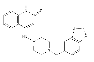4-[(1-piperonyl-4-piperidyl)amino]carbostyril