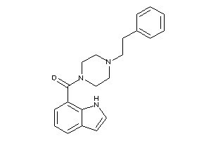 1H-indol-7-yl-(4-phenethylpiperazino)methanone