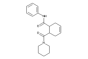 N-phenyl-6-(piperidine-1-carbonyl)cyclohex-3-ene-1-carboxamide