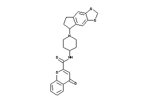 Image of N-[1-(6,7-dihydro-5H-cyclopenta[f][1,3]benzodioxol-5-yl)-4-piperidyl]-4-keto-chromene-2-carboxamide