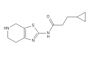 Image of 3-cyclopropyl-N-(4,5,6,7-tetrahydrothiazolo[5,4-c]pyridin-2-yl)propionamide