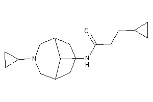 3-cyclopropyl-N-(7-cyclopropyl-7-azabicyclo[3.3.1]nonan-9-yl)propionamide
