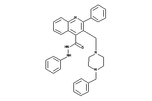 3-[(4-benzylpiperazino)methyl]-N',2-diphenyl-cinchoninohydrazide