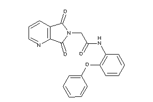 2-(5,7-diketopyrrolo[3,4-b]pyridin-6-yl)-N-(2-phenoxyphenyl)acetamide