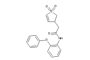 2-(1,1-diketo-2,3-dihydrothiophen-3-yl)-N-(2-phenoxyphenyl)acetamide