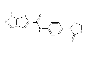 N-[4-(2-ketooxazolidin-3-yl)phenyl]-1H-thieno[2,3-c]pyrazole-5-carboxamide